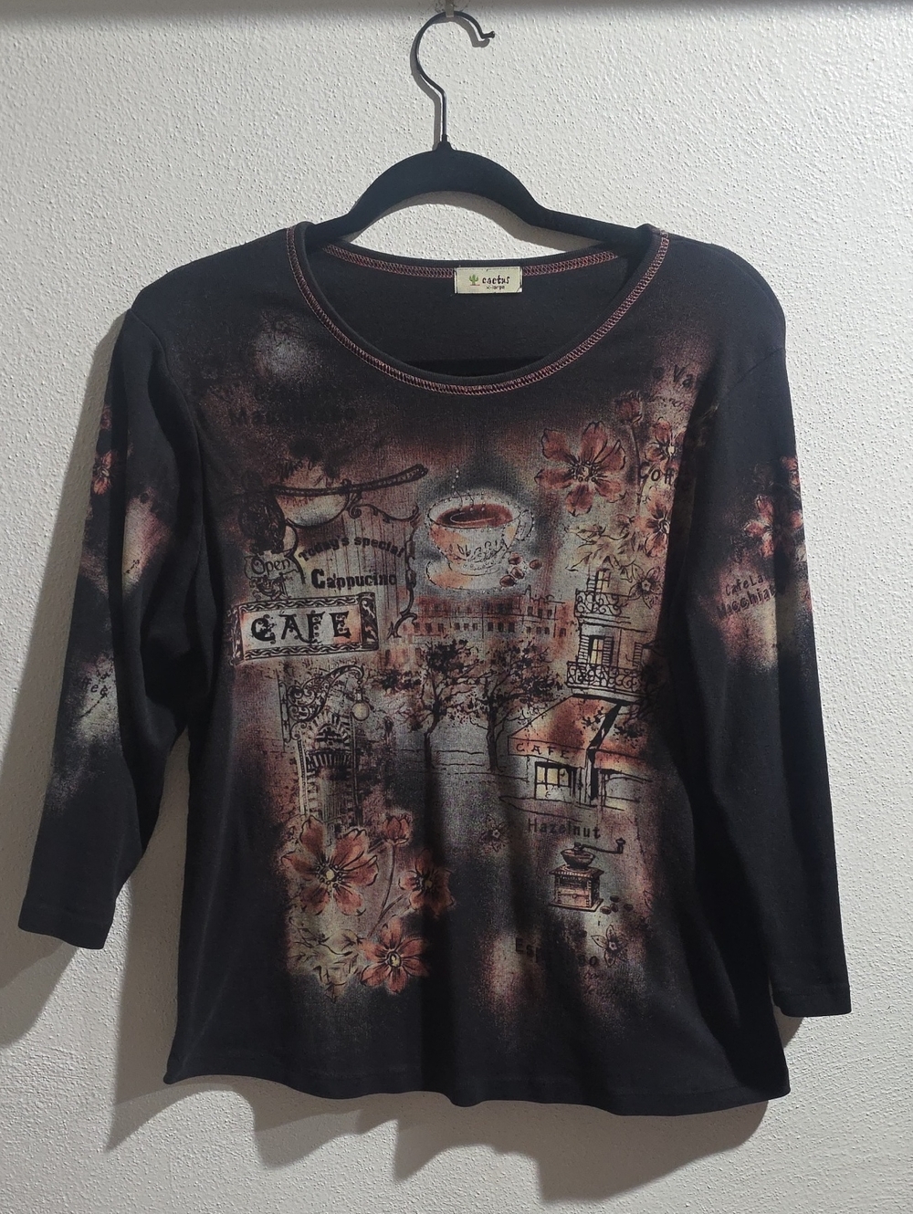 Cactus Y2K Cappucino T-Shirt